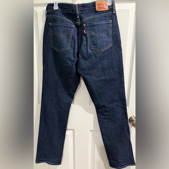 Levi's 505 Size 6 Women's Dark Blue Straight Leg Jeans NWOT - Picture 5 of 7
